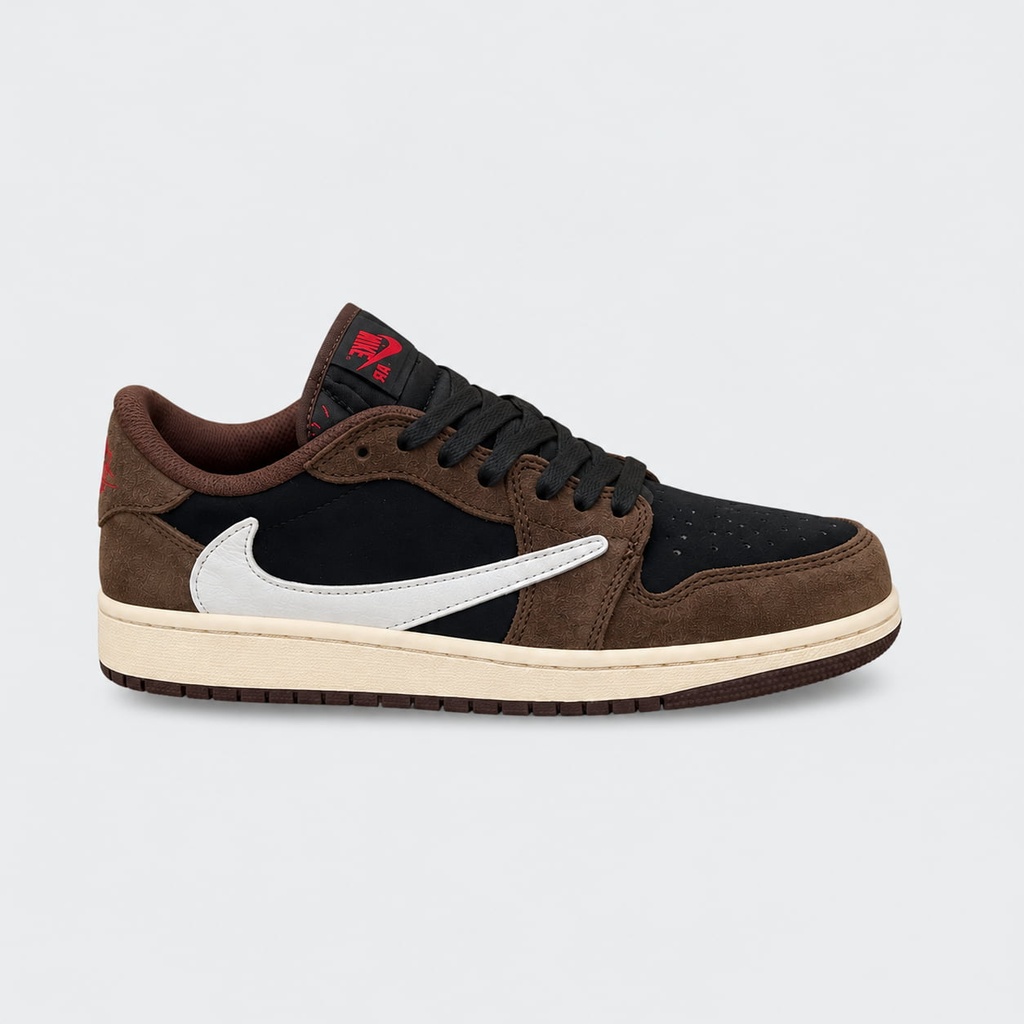 NIKE AIR JORDAN 1 TRAVIS SCOTT DARK MOCHA (39)